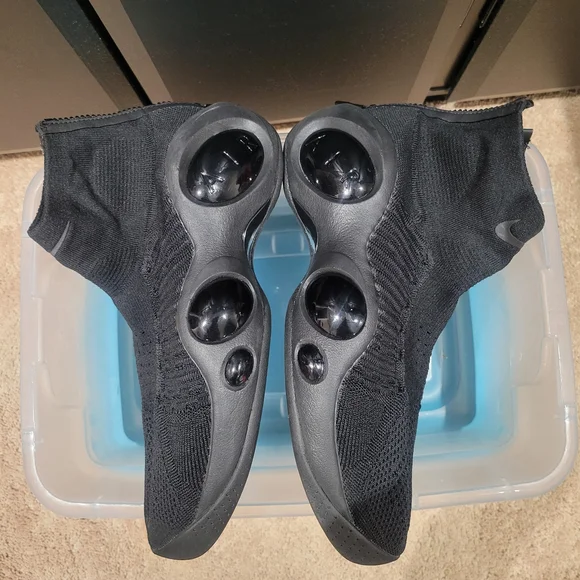 Nike Flight Bonafide Triple Black Knit Sock - Picture 5 of 9